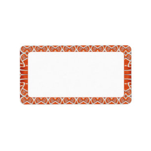 GINGERBREAD 2,375" x.1.25"-etiketter Adressetikett