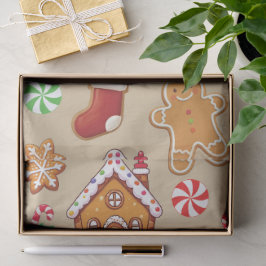 Gingerbread Baby Christmas Girft Wrapping Paper