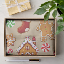 Gingerbread Baby Julpresentförpackningspapper