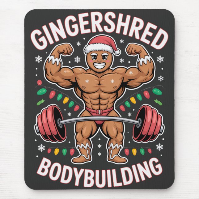 Gingerbread Bodybuilding Christmas Gym  Musmatta (Framsidan)