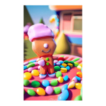 Gingerbread Boy gör rätt - Ken Gage Art
