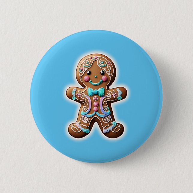Gingerbread Boy Knapp (Framsida)