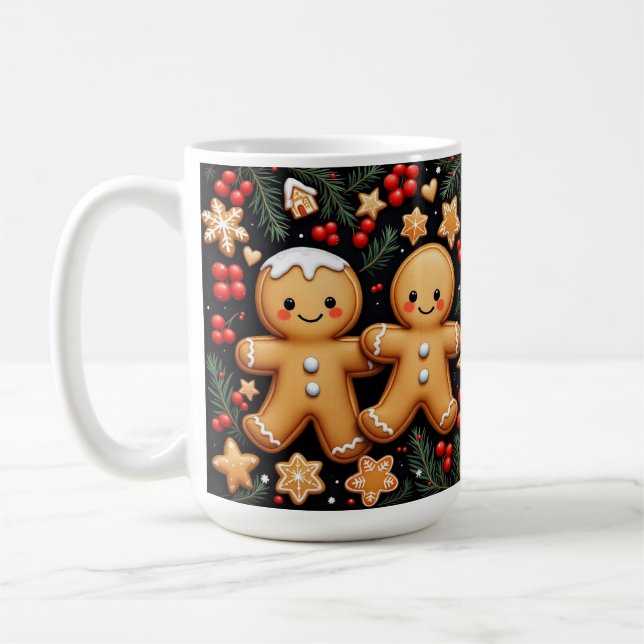 Gingerbread Buddies Kaffemugg (Vänster)