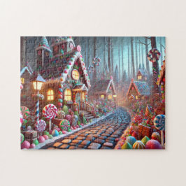 Gingerbread by Gatan Candy Cane Lane Pussel