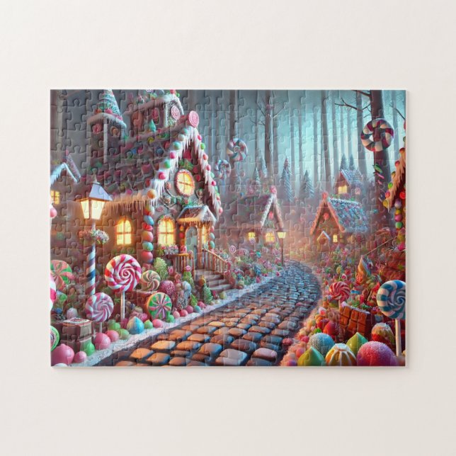 Gingerbread by Gatan Candy Cane Lane Pussel (Horisontell)