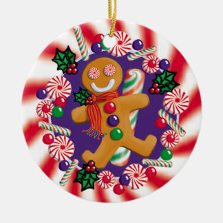GINGERBREAD--CANDYPRYDNAD JULGRANSPRYDNAD KERAMIK