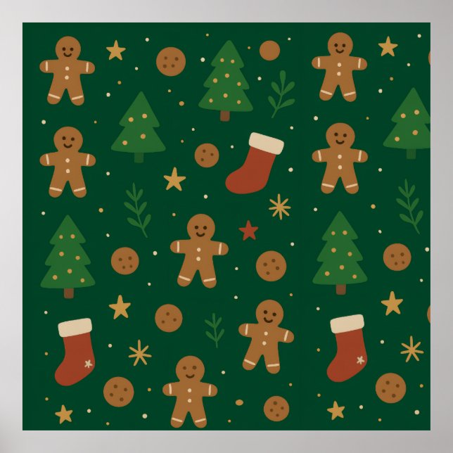 Gingerbread Christmas Fun Poster (Framsidan)