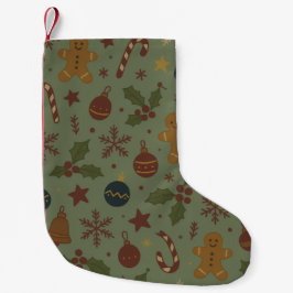 Gingerbread Christmas Stocking Liten Julstrumpa