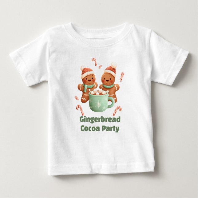 Gingerbread Cocoa Party T Shirt (Framsida)