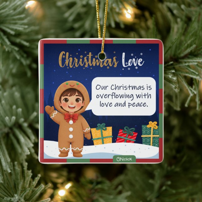 Gingerbread Cookie Christmas Ornament (Träd)
