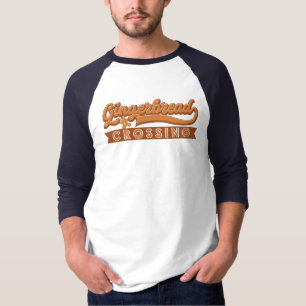 GingerBread Crossing-jul-Helgdag T Shirt