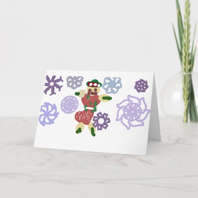 Gingerbread dance  kort (Framsida)