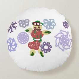 Gingerbread dance  rund kudde