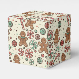 Gingerbread Delight Favor Box Presentaskar
