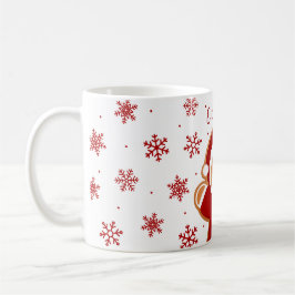 Gingerbread-flicka med pepparmint-lollipops kaffemugg