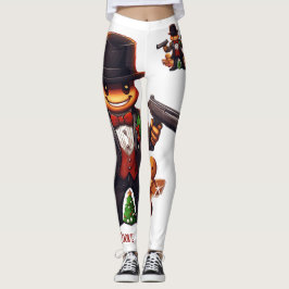 Gingerbread Gangster Leggings