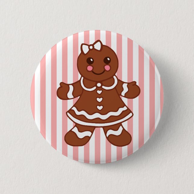 Gingerbread Girl-knapp Knapp (Framsida)