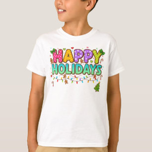 "Gingerbread Glow Holiday T-shirt" T Shirt