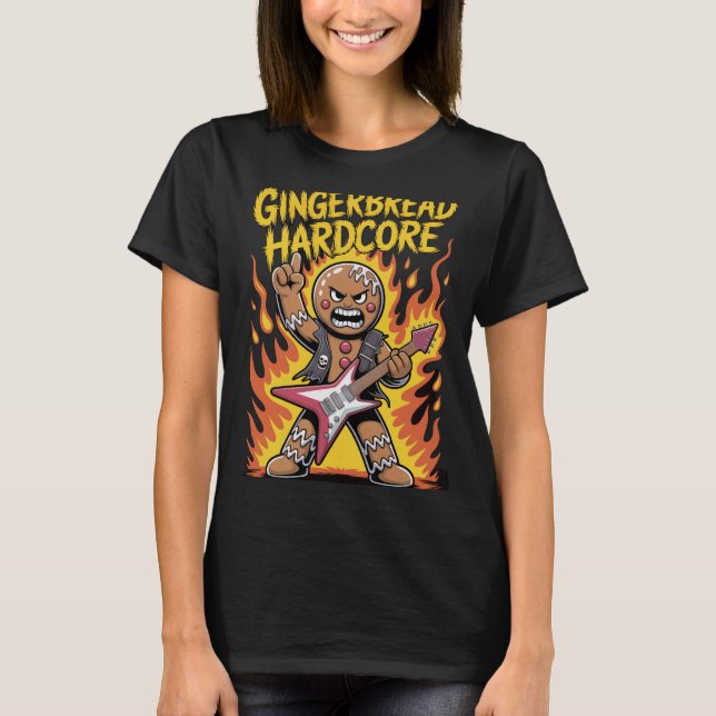 Gingerbread Hardcore T Shirt (Framsida)