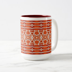 GINGERBREAD Hög Maroon Tvåtons Mugg