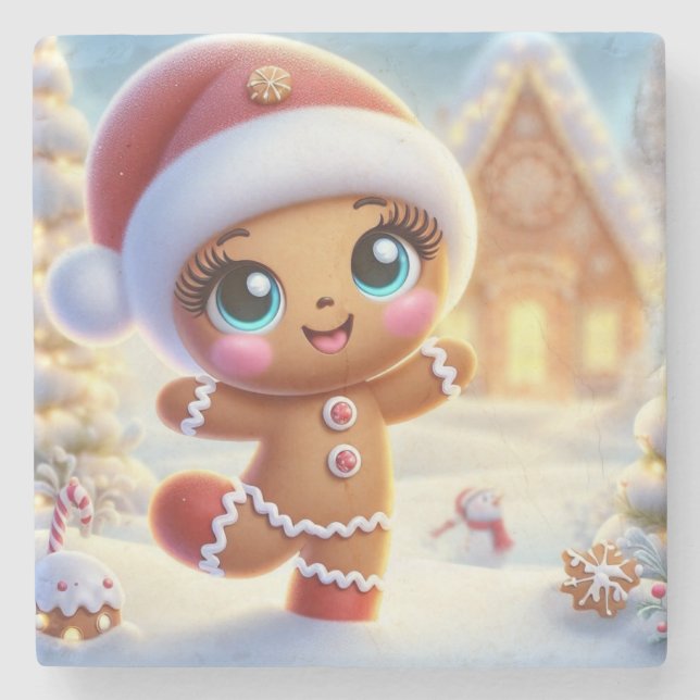 Gingerbread Holiday Joy Stenunderlägg (Framsidan)