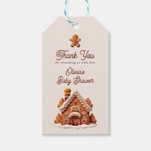 Gingerbread House Christmas Cookie Thank You