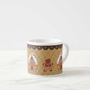 Gingerbread House Espresso Kopp Espressomugg
