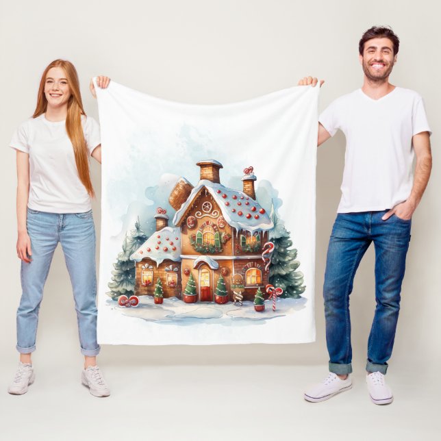 Gingerbread House Flygande filt (På plats)