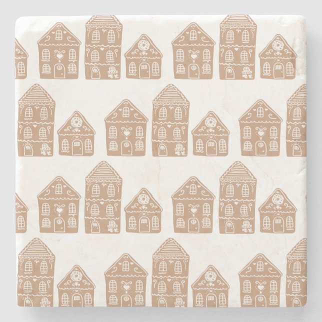Gingerbread House Illustration Stenko Stenunderlägg (Framsidan)