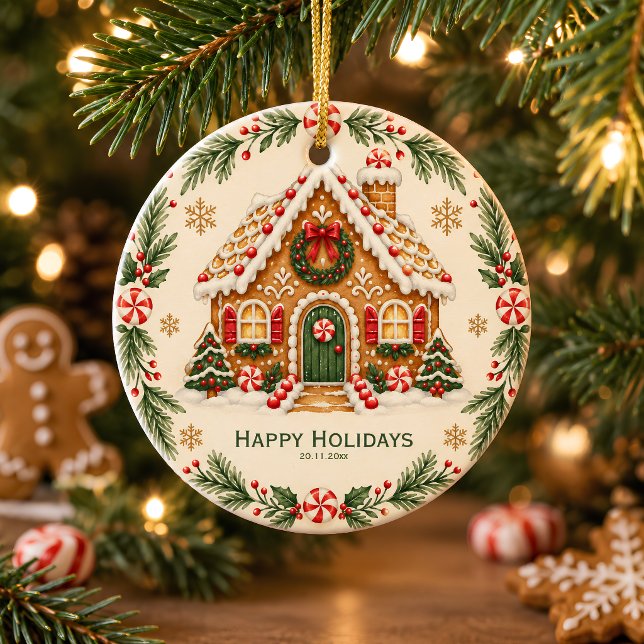 Gingerbread House Jul Ornament (Skapare uppladdad)