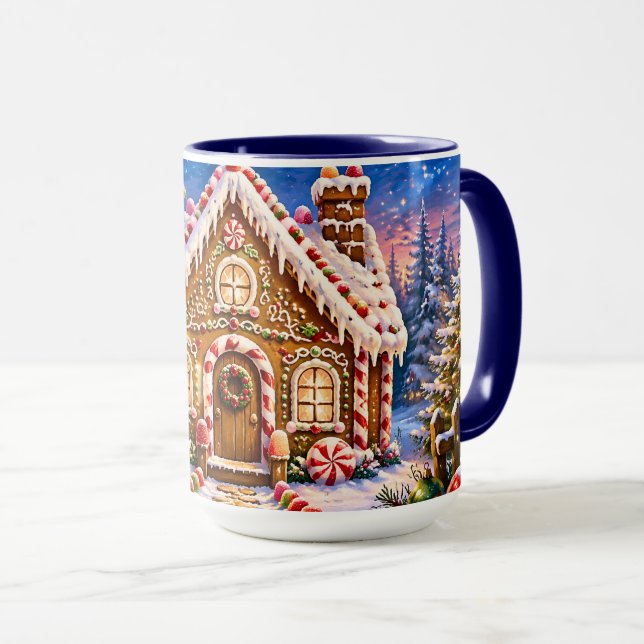 Gingerbread House Julmugg Mugg (Framsida höger)