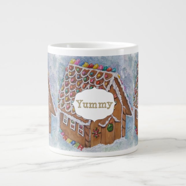 GINGERBREAD HOUSE JUMBO MUGG (Framsidan)