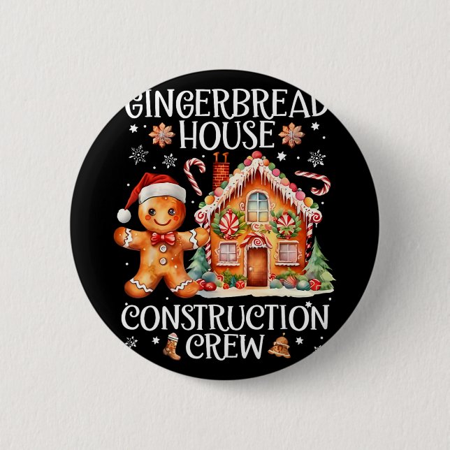 Gingerbread House Konstruktionsbesättning Cookie K Knapp (Framsida)