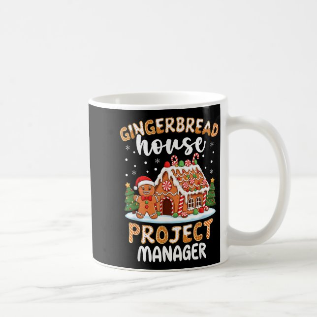 Gingerbread House Project Manager Christmas Cookie Kaffemugg (Höger)