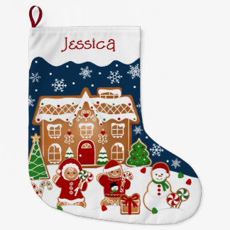 Gingerbread House  Stor Julstrumpa