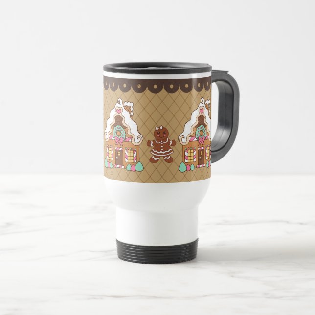 Gingerbread House Travel Mug Resemugg (Framsida höger)