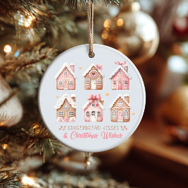 Gingerbread Houses Christmas Ornament
