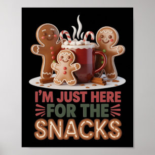 Gingerbread jul snacks Roligt jul  Poster