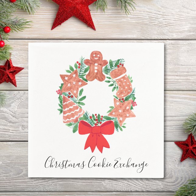 Gingerbread julbakspartaj pappersservett (Skapare uppladdad)