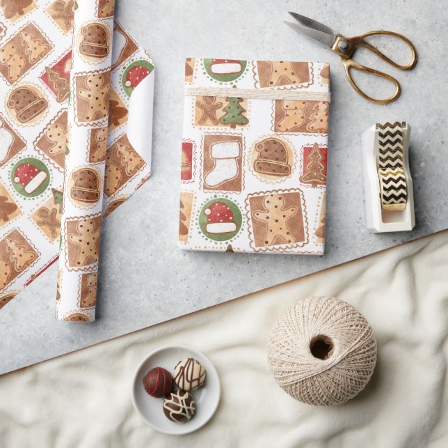 Gingerbread Juldekorationer Presentpapper (Hantverk)
