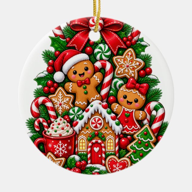 Gingerbread julgranskula (Framsidan)
