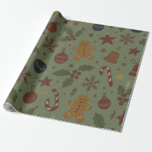 Gingerbread julpapper