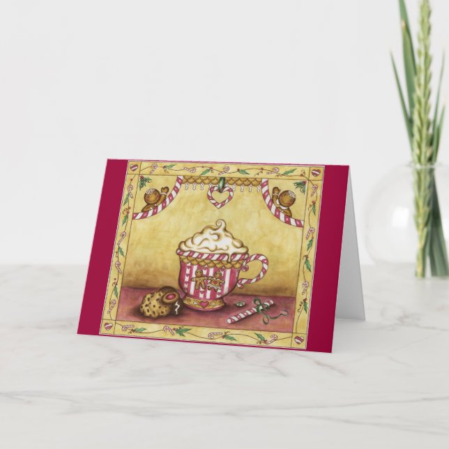 Gingerbread Kaffe Kort (Framsida)