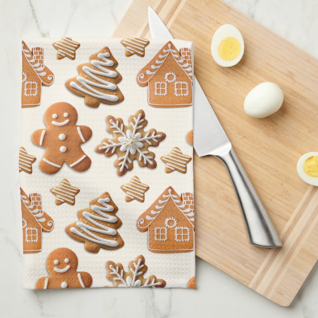 Gingerbread Kökshandduk (Vikt i Fjärdedel)