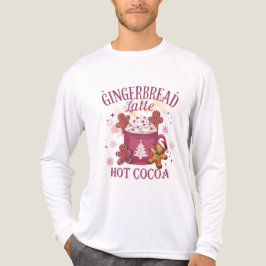 Gingerbread latte hot cocoa christmas t shirt