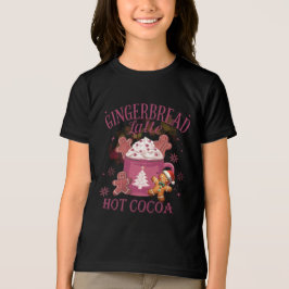 Gingerbread latte hot cocoa christmas t shirt