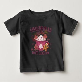 Gingerbread latte hot cocoa christmas t shirt