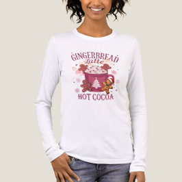 Gingerbread latte hot cocoa christmas t shirt