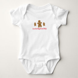Gingerbread Man Baby Personligt Namn Högtid T Shirt