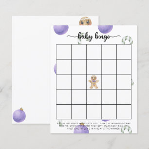 Gingerbread man - Baby shower bingo spel